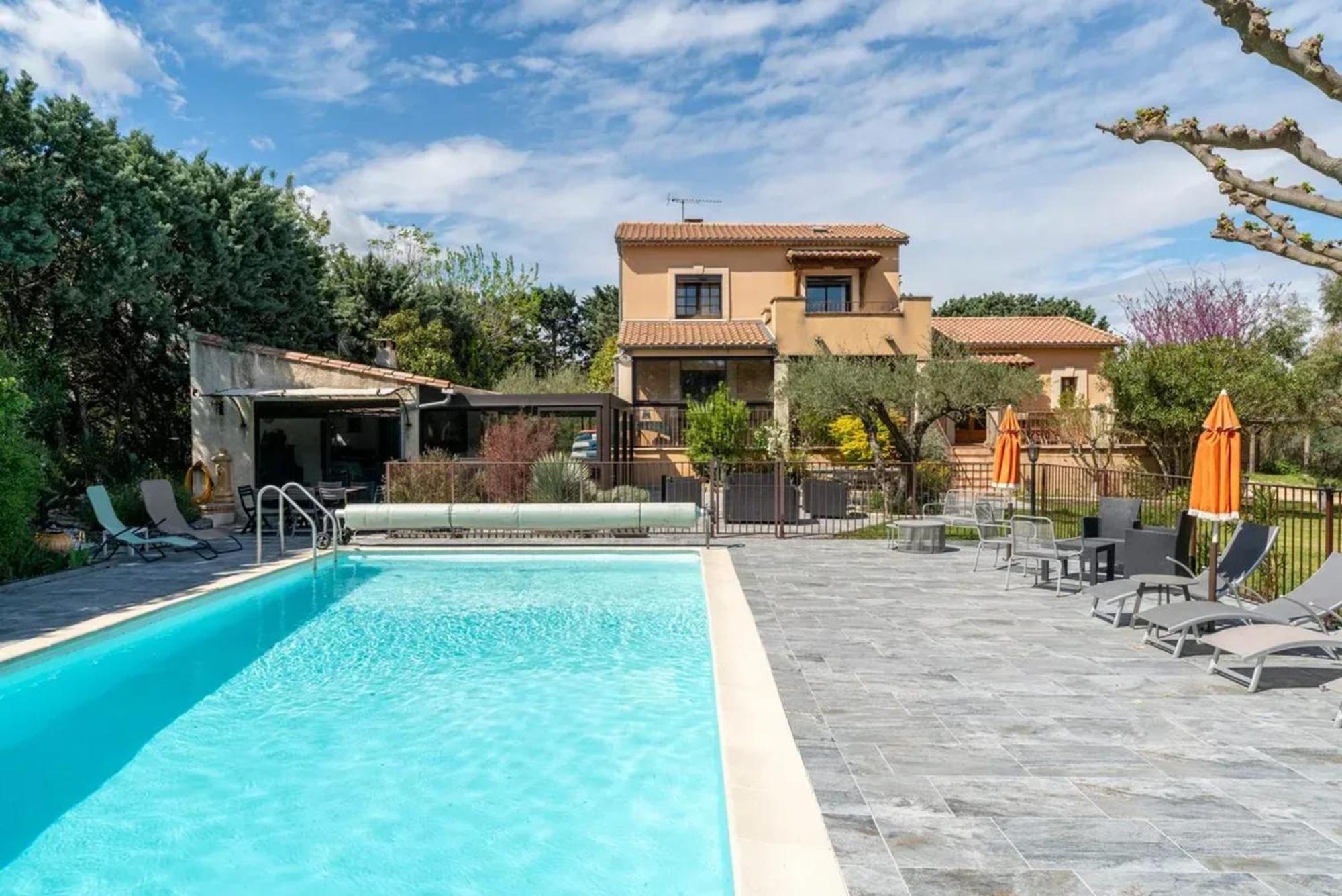 Villa Spacieuse A Vezenobres Avec Piscine Privee Kültér fotó